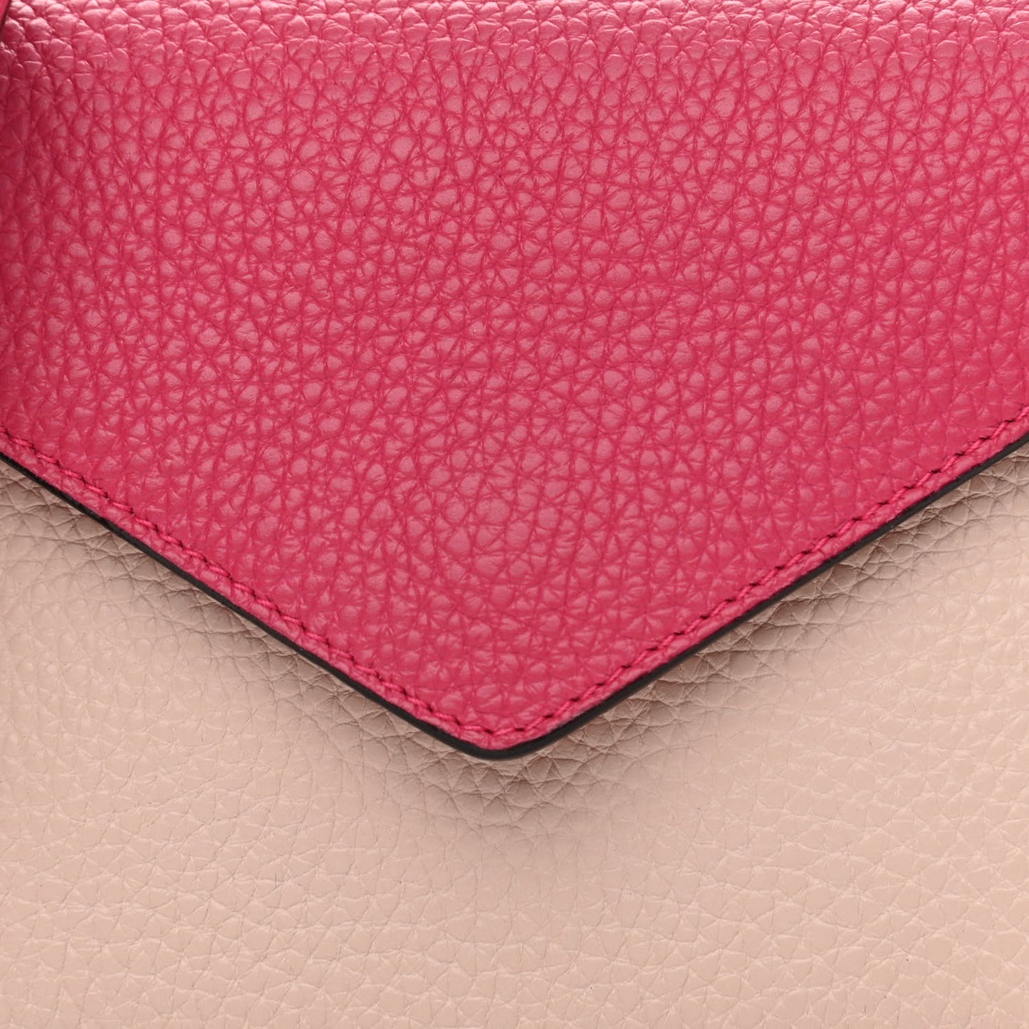 Bullcalf Diorissimo Promenade Envelope Pouch Fuchsia Rose Poudre