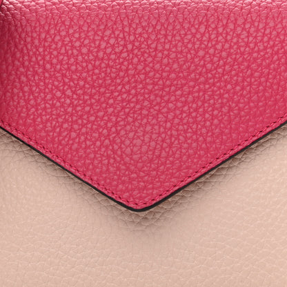 Christian Dior Bullcalf Diorissimo Promenade Envelope Pouch Fuchsia Rose Poudre 8 of 10