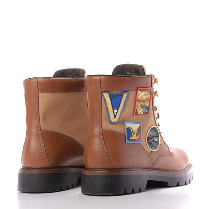 Louis Vuitton Calfskin Oberkampf Ankle Boots 8.5 Cognac 4 of 14