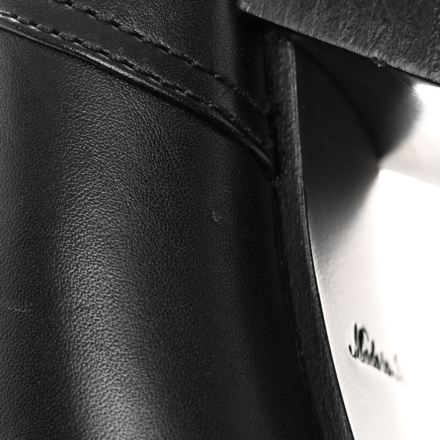 Calfskin Star Trail Ankle Boots 41 Black