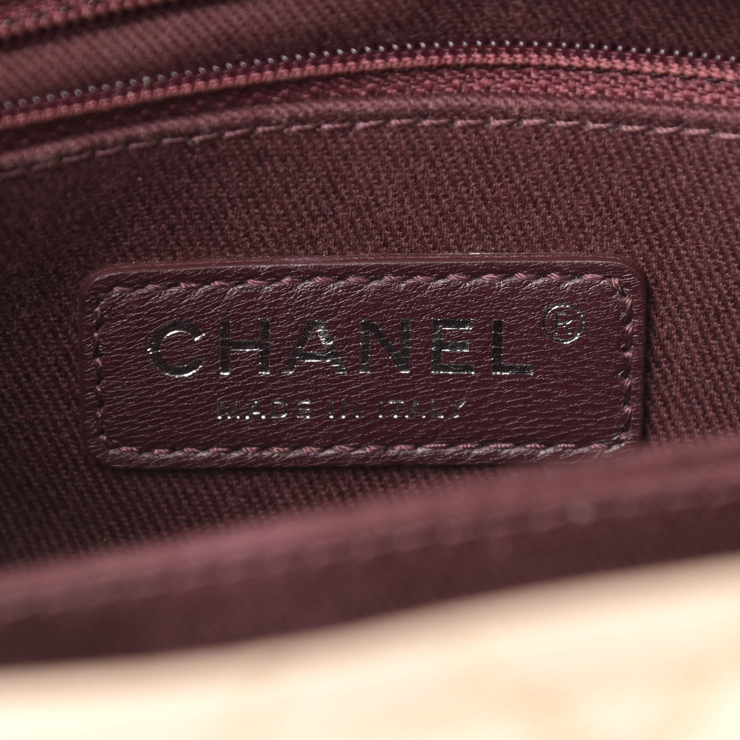 Caviar Quilted Mini Coco Handle Flap Beige