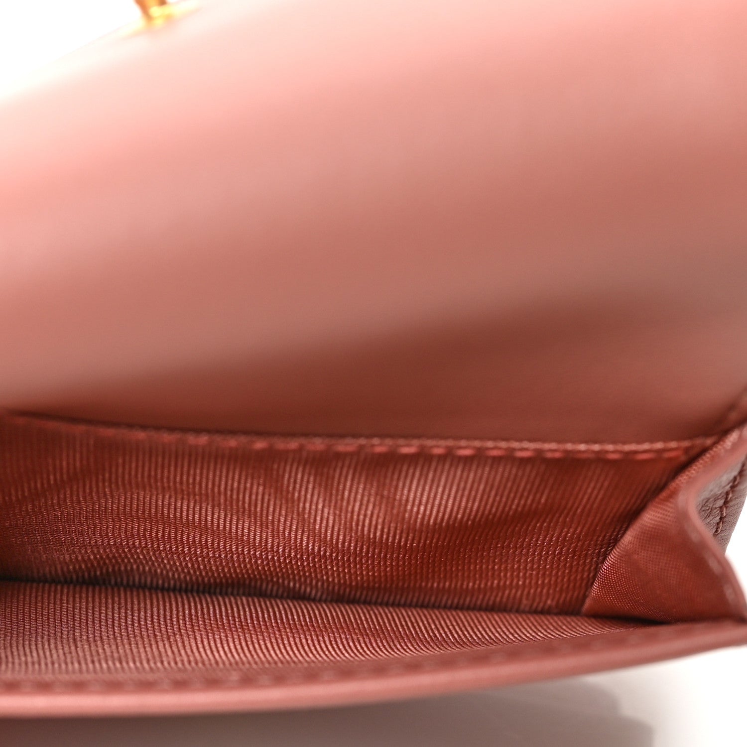 Christian Dior Supple Calfskin Cannage Medium Caro Card Wallet Pink 6 of 7