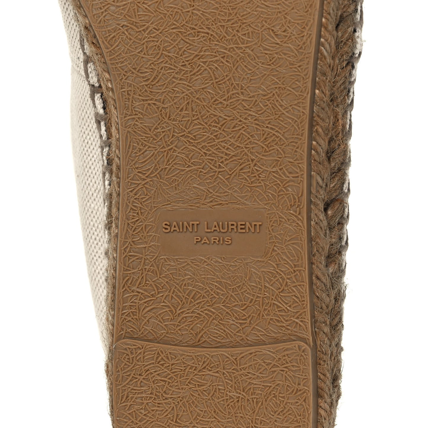 Canvas Nappa Elba Light Logo Embroidered Espadrilles 40 Ecru