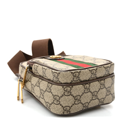 Gucci GG Supreme Monogram Web Mini Ophidia Messenger Brown 4 of 10