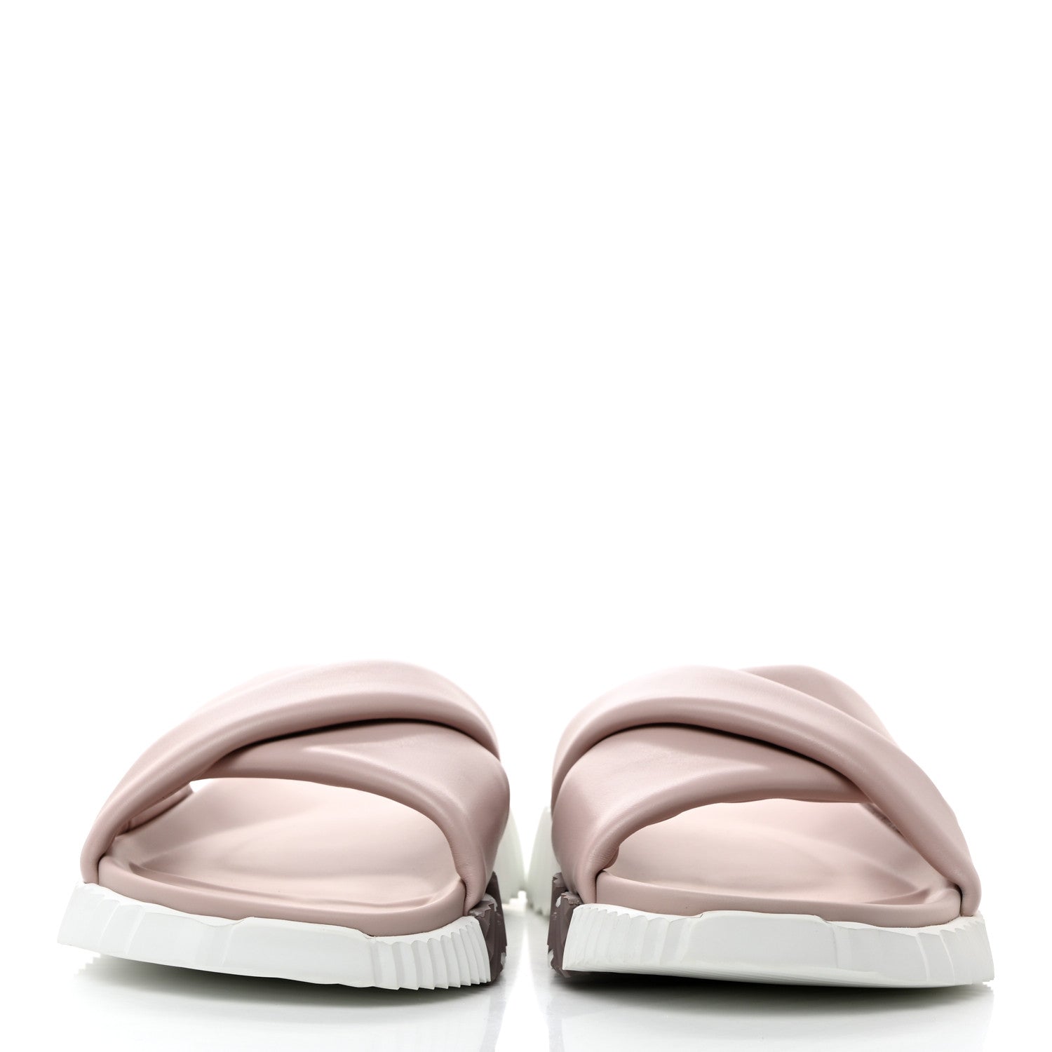 Hermes Nappa Womens Infra Sandals 40 Rose Porcelaine 2 of 9