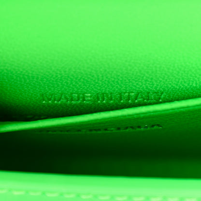 Balenciaga Shiny Calfskin Crocodile Embossed Hourglass Top Handle Bag Mini Fluo Green 9 of 10
