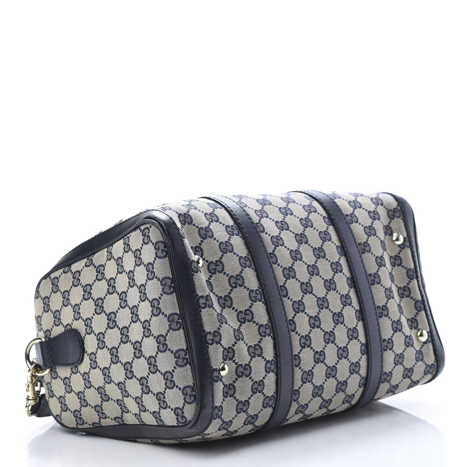 Gucci Monogram Medium Boston Navy 4 of 17