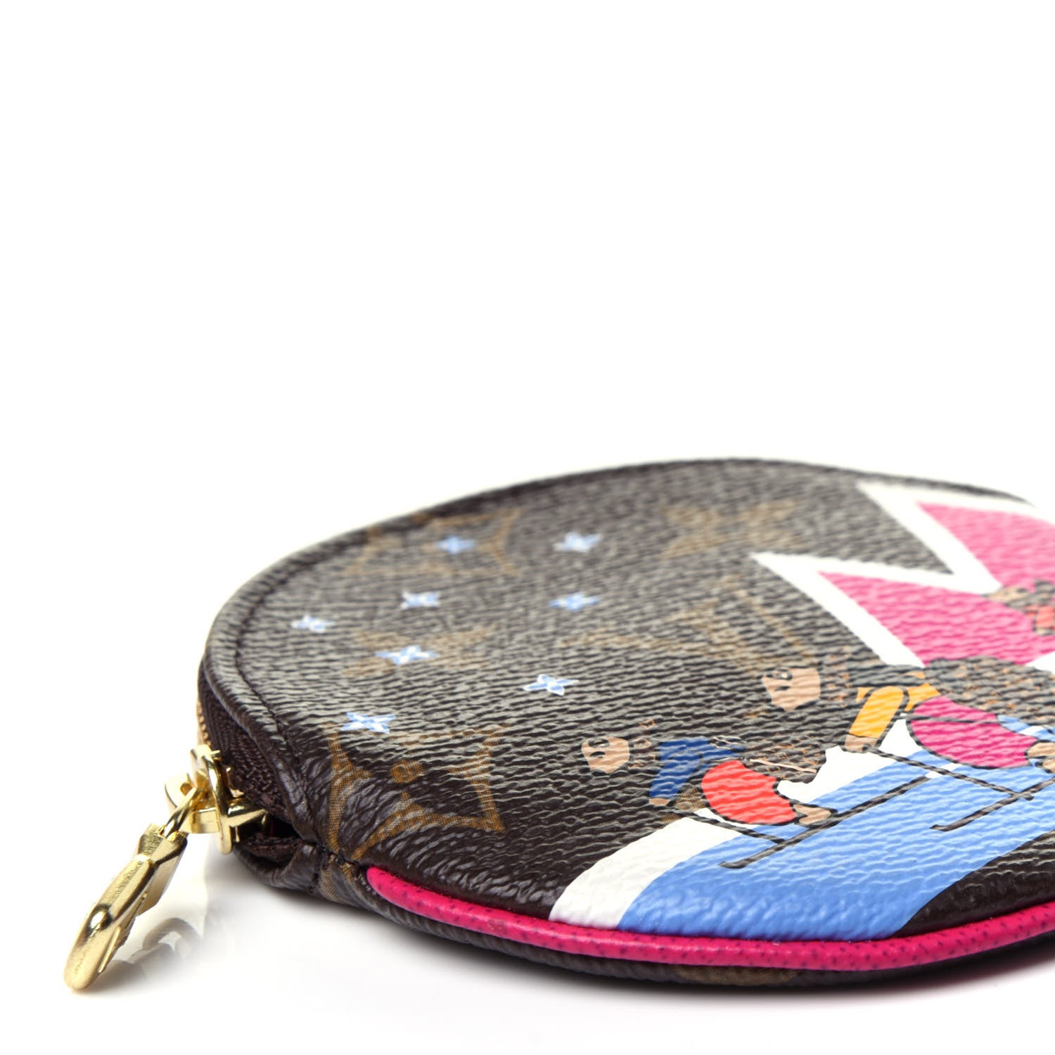 Louis Vuitton Monogram 2018 Christmas Animation Round Coin Purse 7 of 10