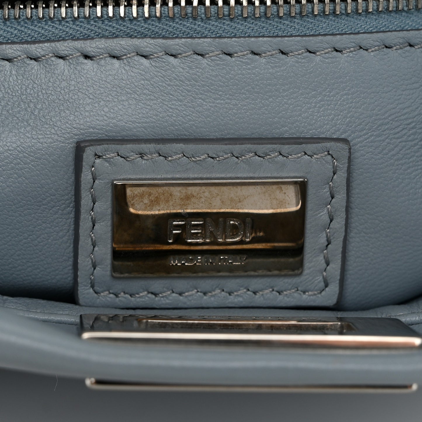 Nappa Flowerland Mini Peekaboo Iconic Satchel Light Blue