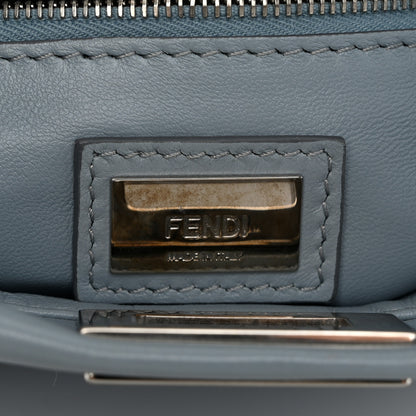 Fendi Nappa Flowerland Mini Peekaboo Iconic Satchel Light Blue 7 of 12