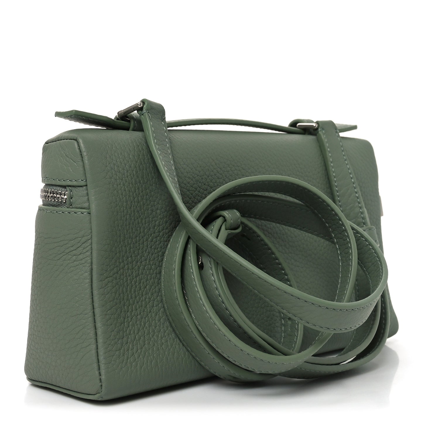 Grained Calfskin L19 Extra Pocket Pouch Sage Brush Leaves
