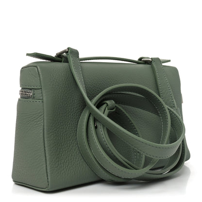 Loro Piana Grained Calfskin L19 Extra Pocket Pouch Sage Brush Leaves 3 of 10
