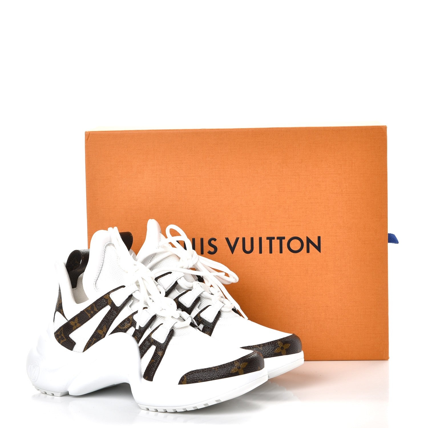 Louis Vuitton Patent Monogram LV Archlight Sneakers 38.5 White 10 of 10