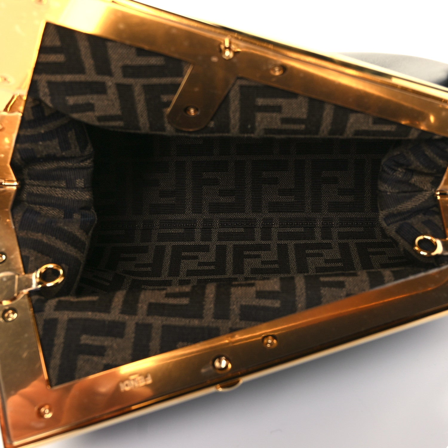 Fendi Shiny Nappa Medium Fendi First Black 4 of 8