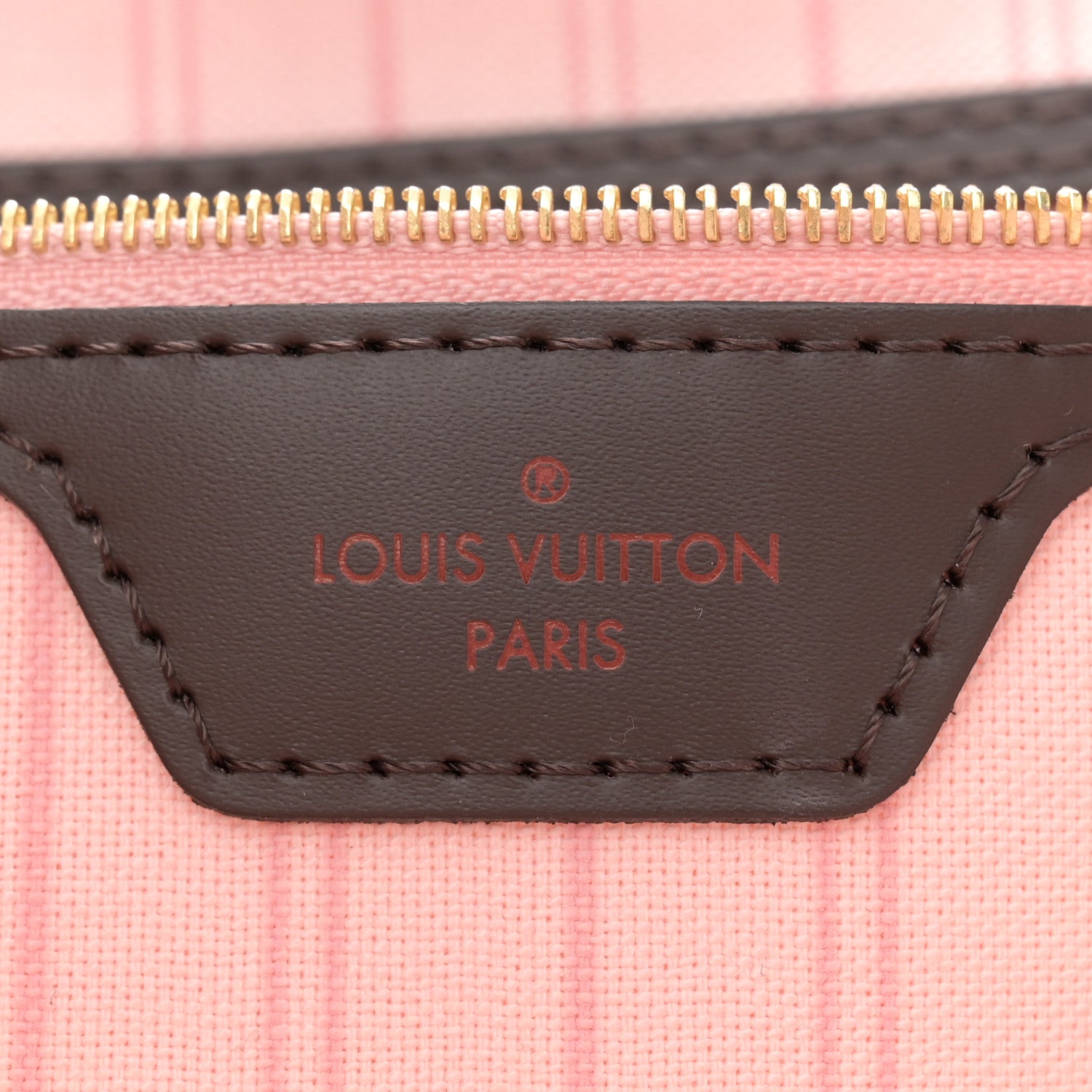 Louis Vuitton Damier Ebene Neo Neverfull MM Rose Ballerine 7 of 12