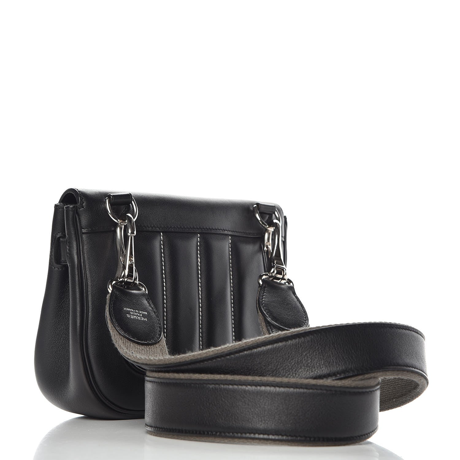 Hermes Veau Swift Mini Sac Berline Black 3 of 8