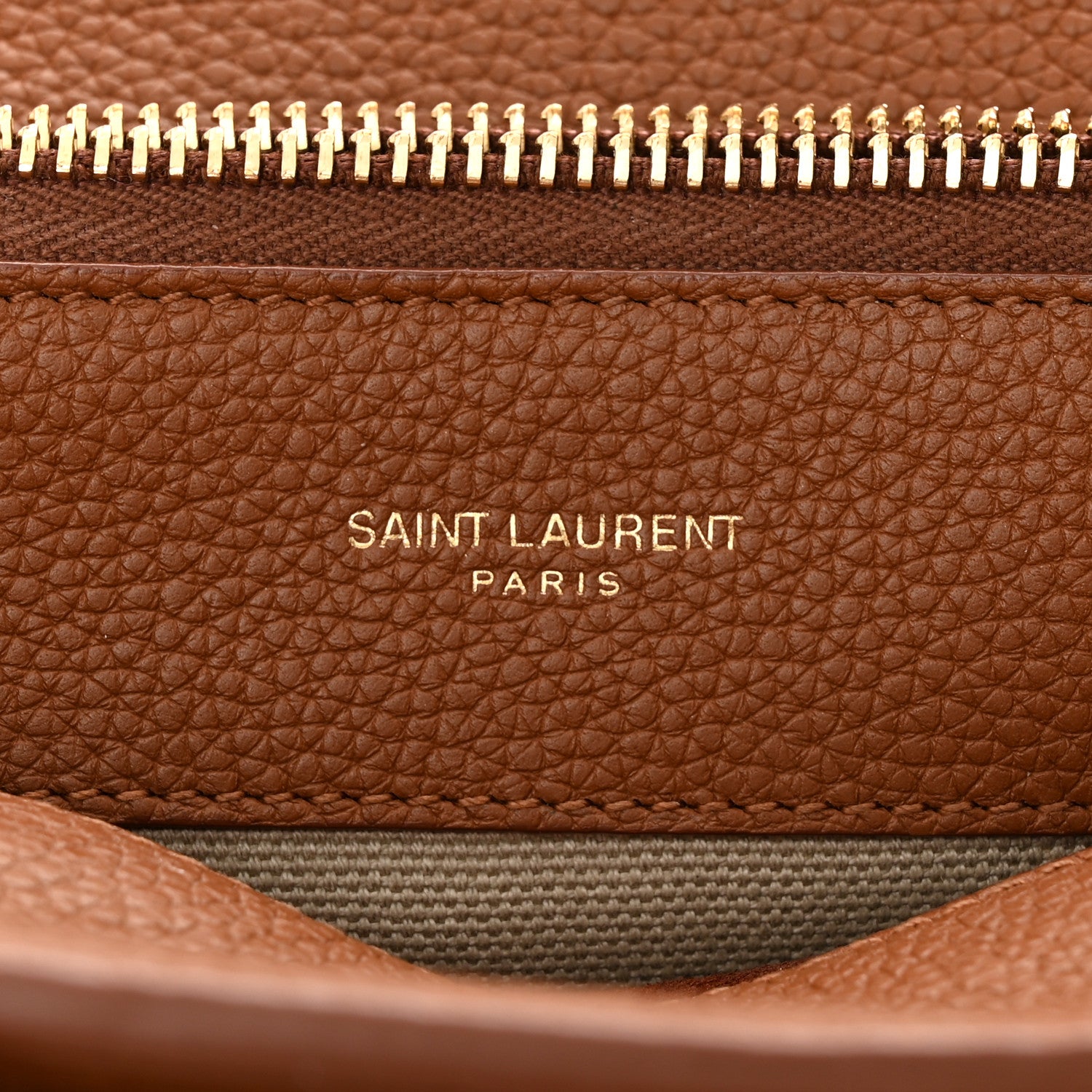 Saint Laurent Grained Calfskin Baby Sac De Jour Supple Canyon 6 of 11