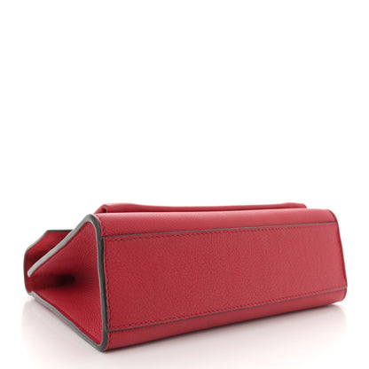 Louis Vuitton Soft Calfskin Mylockme Chain Bag BB Rubis 4 of 12