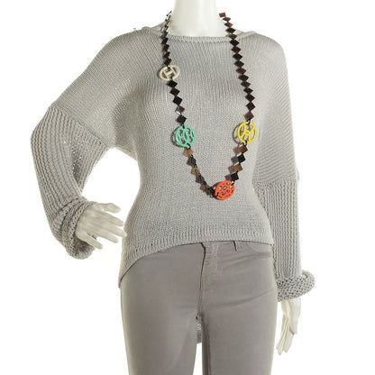 Hermes Buffalo Horn Lacquer Deva Necklace 2 of 5