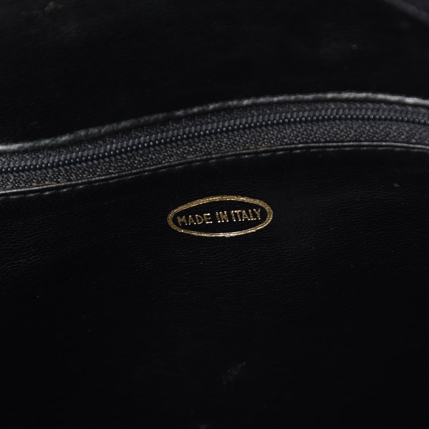 Lambskin Quilted Weekender Bag Black