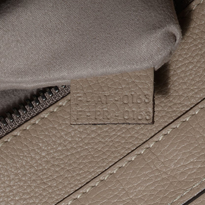 Celine Drummed Calfskin Mini Luggage Dune 7 of 9