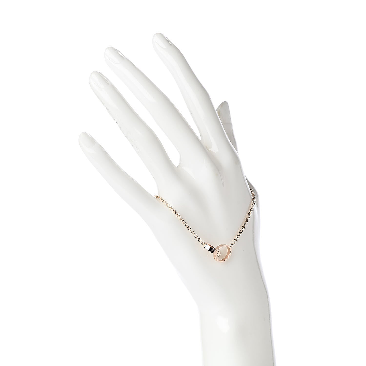 Cartier 18K Pink Gold Interlocking LOVE Bracelet 2 of 5