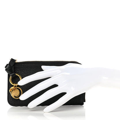 Chloe Calfskin Alphabet Purse Wallet Black 2 of 8