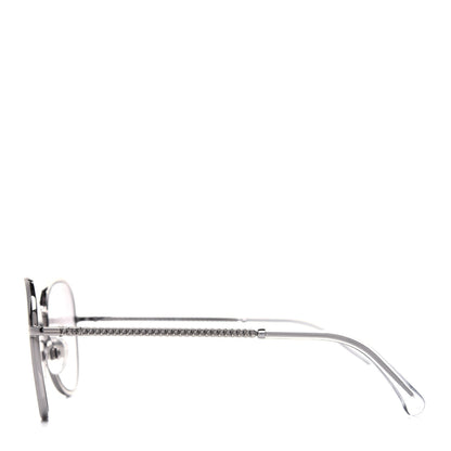 Chanel CC Pilot Sunglasses 2181-S Silver 3 of 7