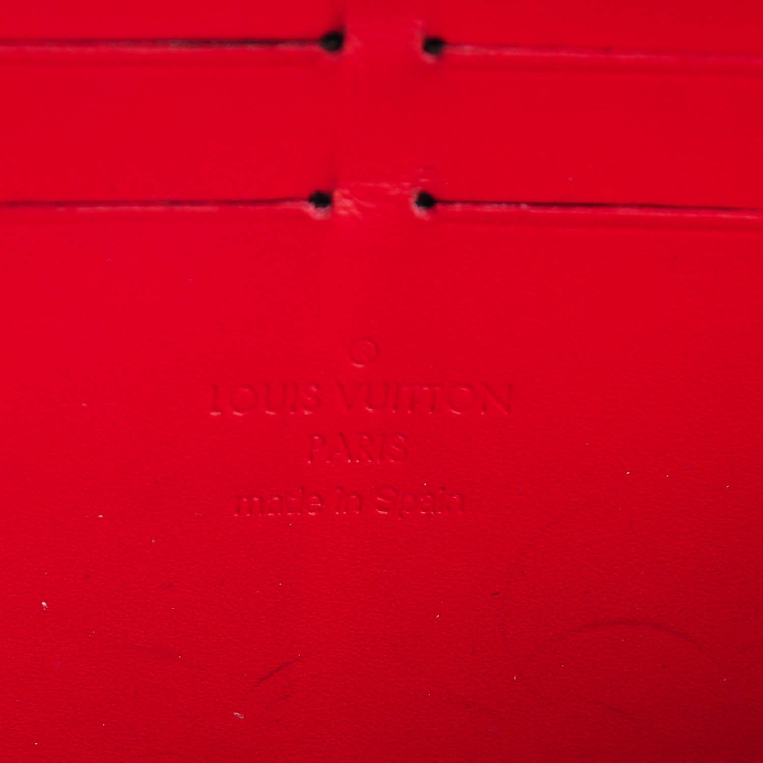 Louis Vuitton Patent Sweet Monogram Zippy Wallet Pomme D'Amour 6 of 10