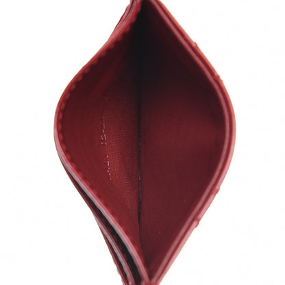 Christian Dior Patent Cannage Lady Dior Card Holder Scarlet 6 of 6