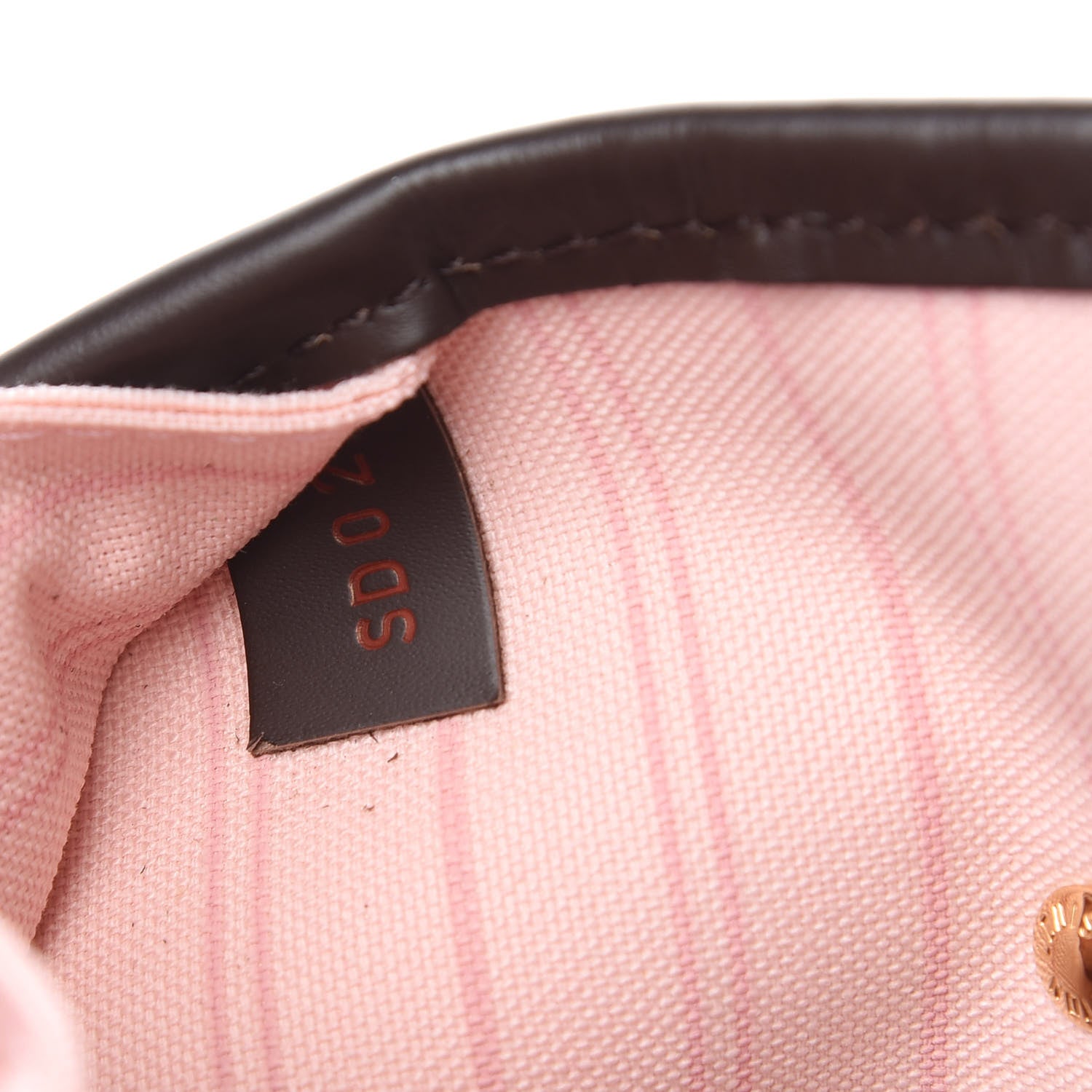 Louis Vuitton Damier Ebene Neo Neverfull MM Rose Ballerine 9 of 12