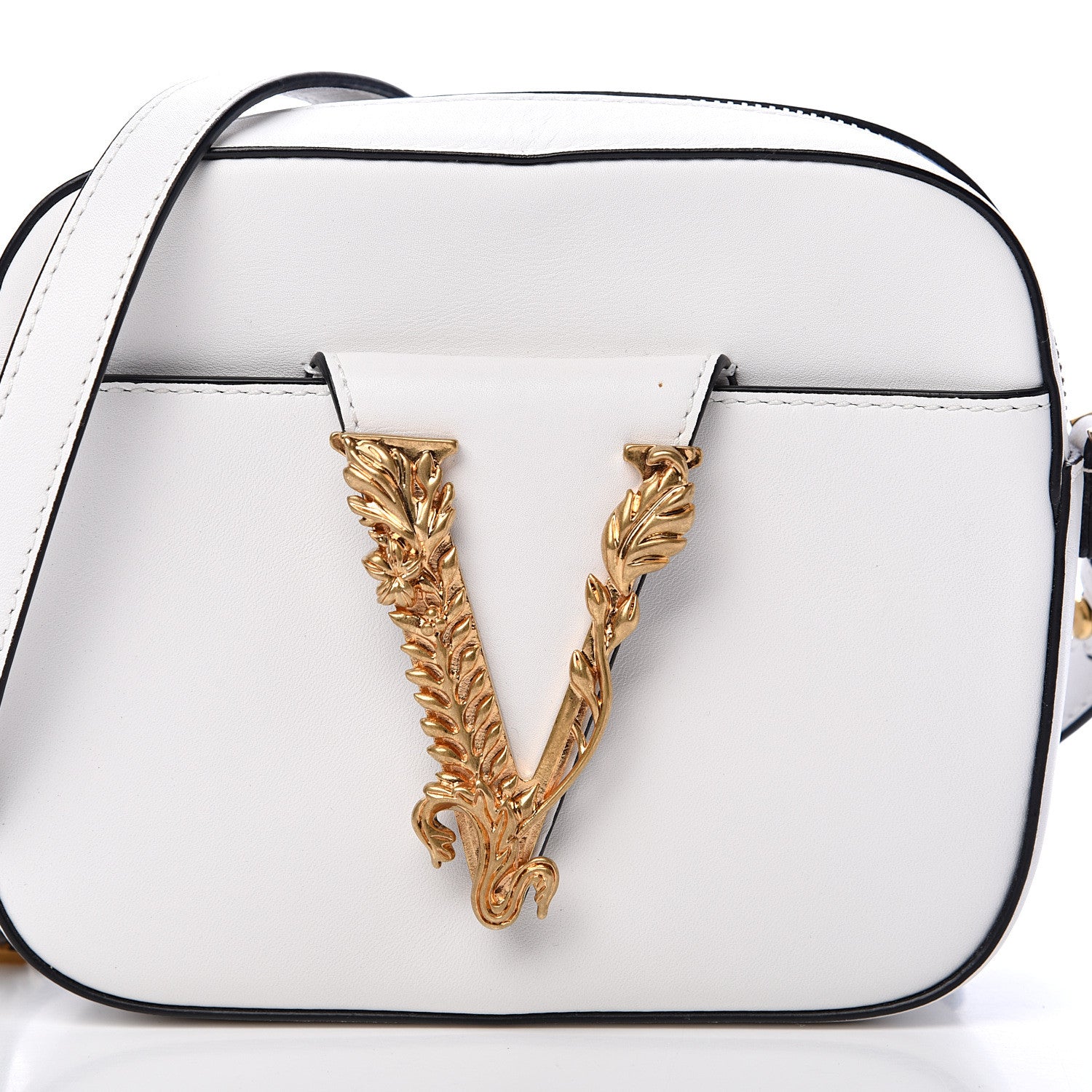 Versace Vitello Virtus Camera Bag White 6 of 10