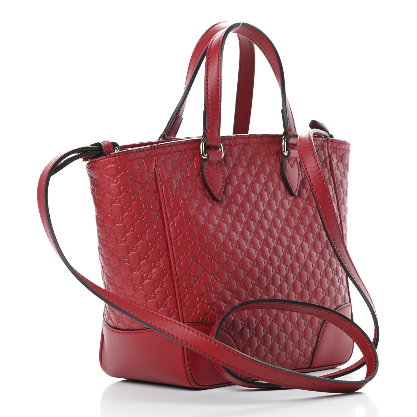 Microguccissima Small Bree Tote Red