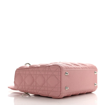 Christian Dior Grained Calfskin Cannage Small Lady Dior Fard 4 of 11