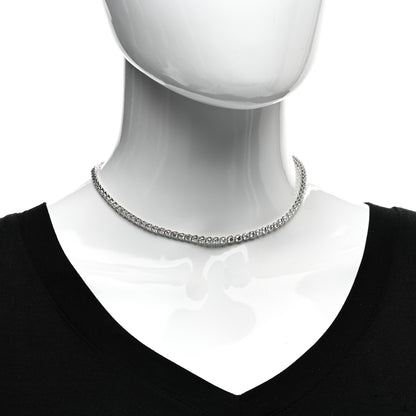Tiffany Platinum Diamond Victoria Graduated Line Necklace 2 of 4