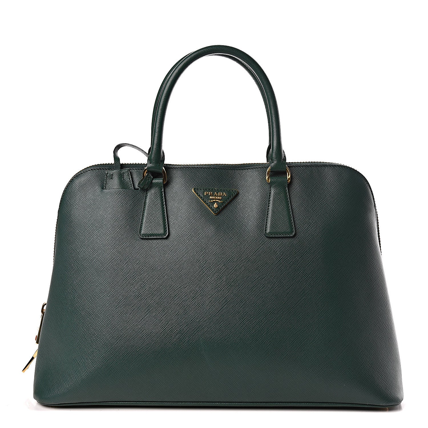 Prada Saffiano Lux Large Promenade Tote Biliardo 1 of 19