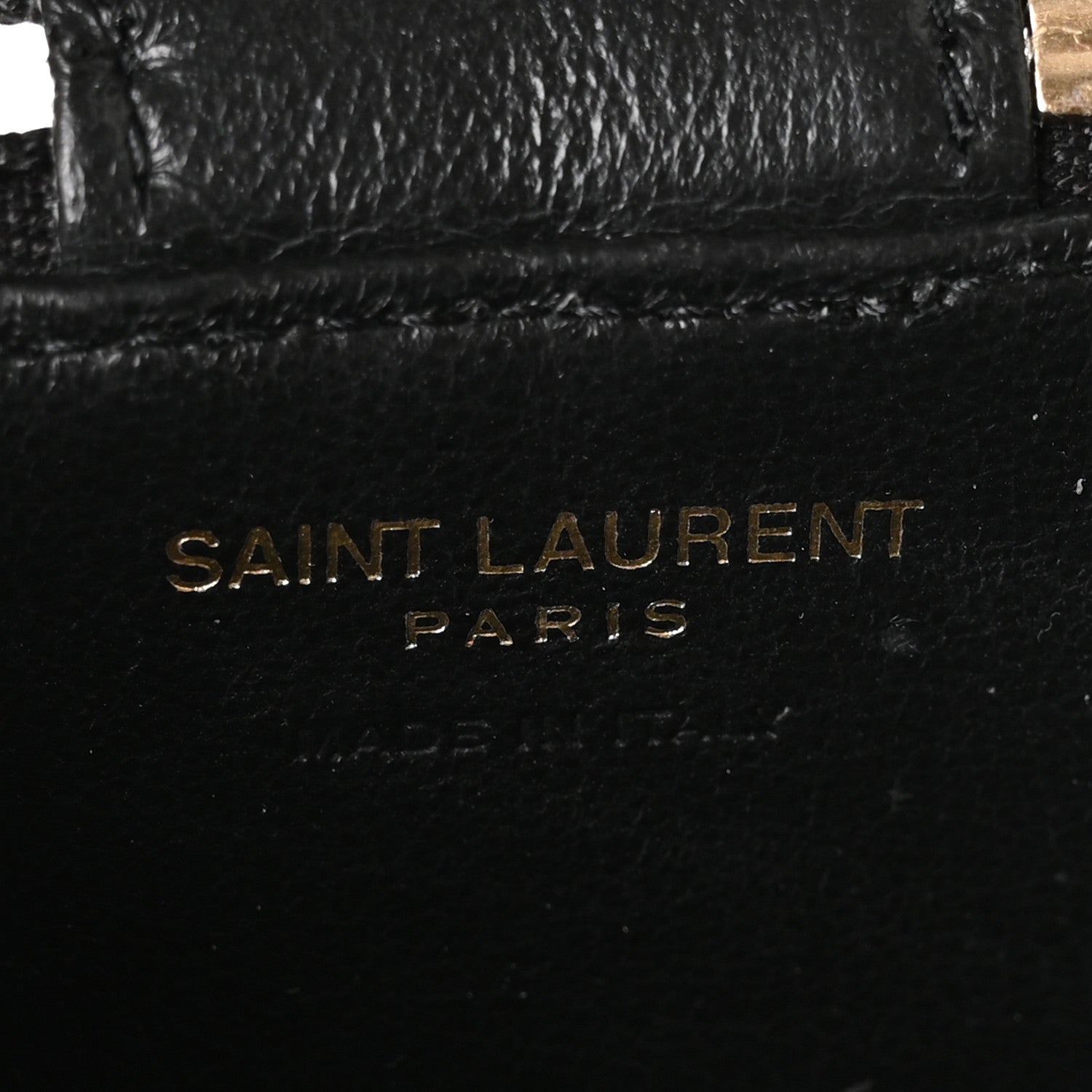 Saint Laurent Lambskin Cassandre Matelasse Carre Mini Cube On Chain Black 6 of 7
