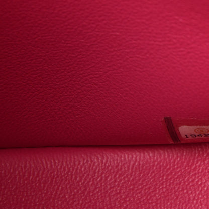 Chanel Lambskin Quilted Jumbo Double Flap Dark Pink 12 of 13