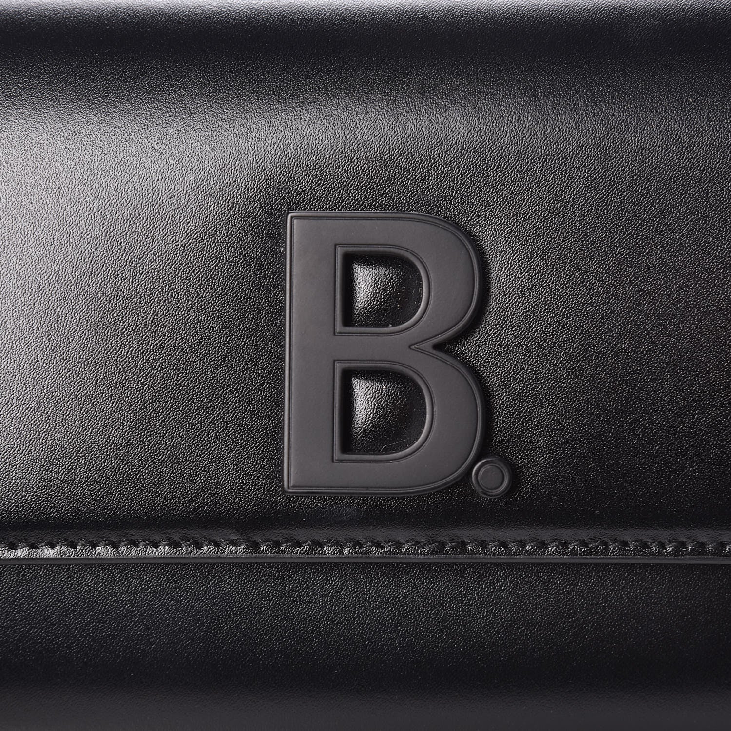 Balenciaga Smooth Calfskin B Wallet on Chain Black 12 of 12