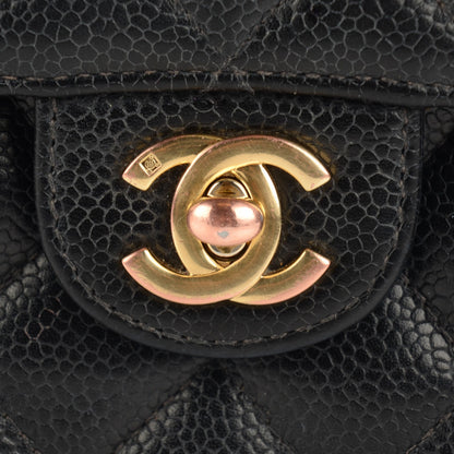 Chanel Caviar Quilted Mini Square Flap Black 6 of 9