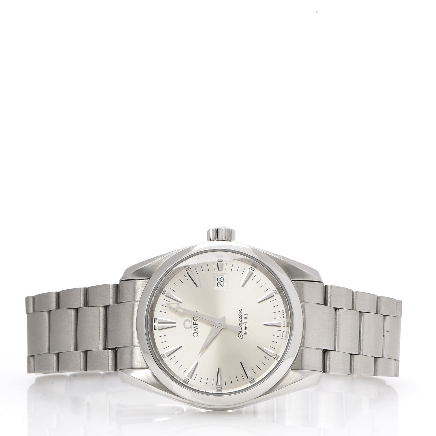 Omega Stainless Steel 36mm Seamaster Aqua Terra Quartz Watch 2518.30.00 3 of 8