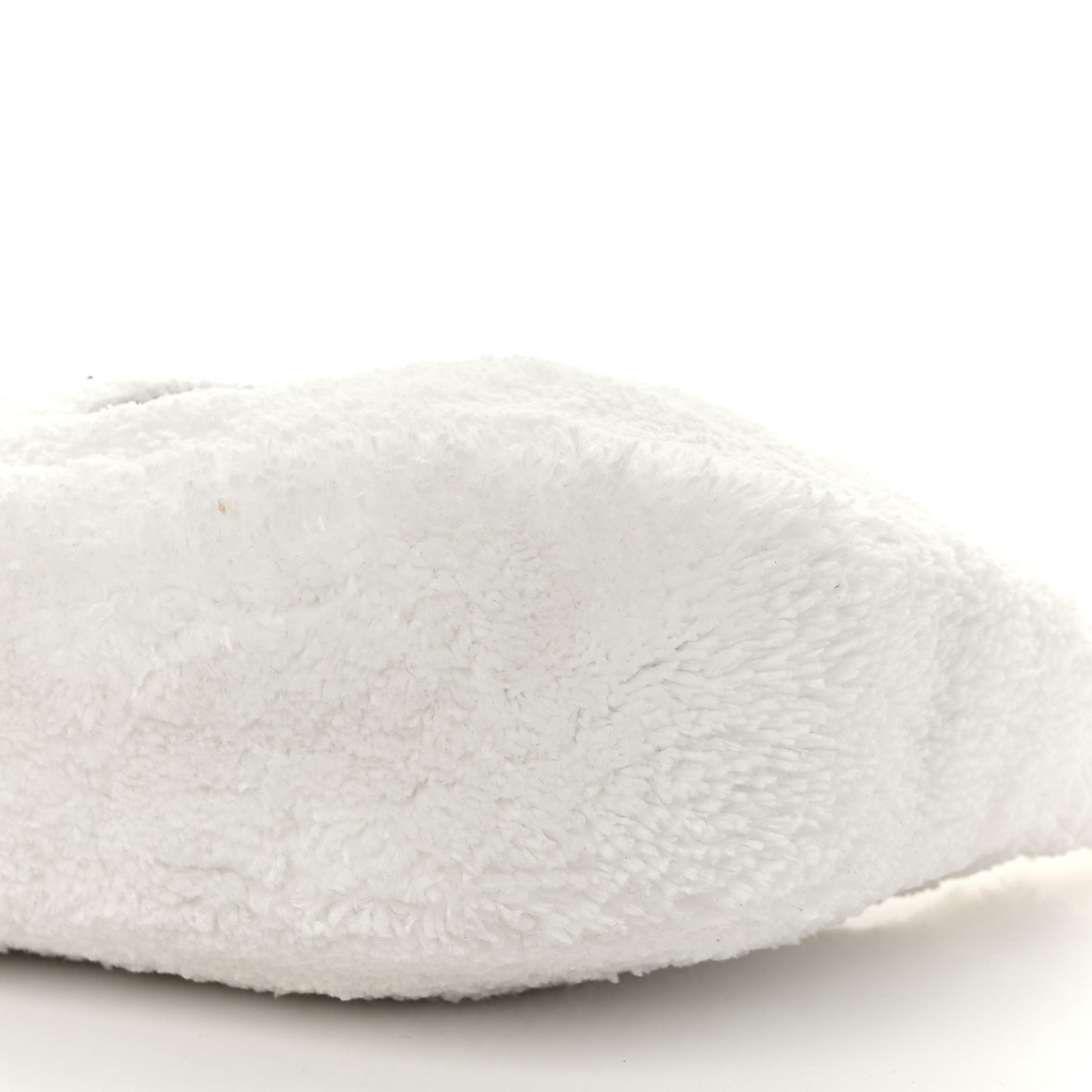 Terry Cloth Mini Re-Edition 2000 Bag White Black