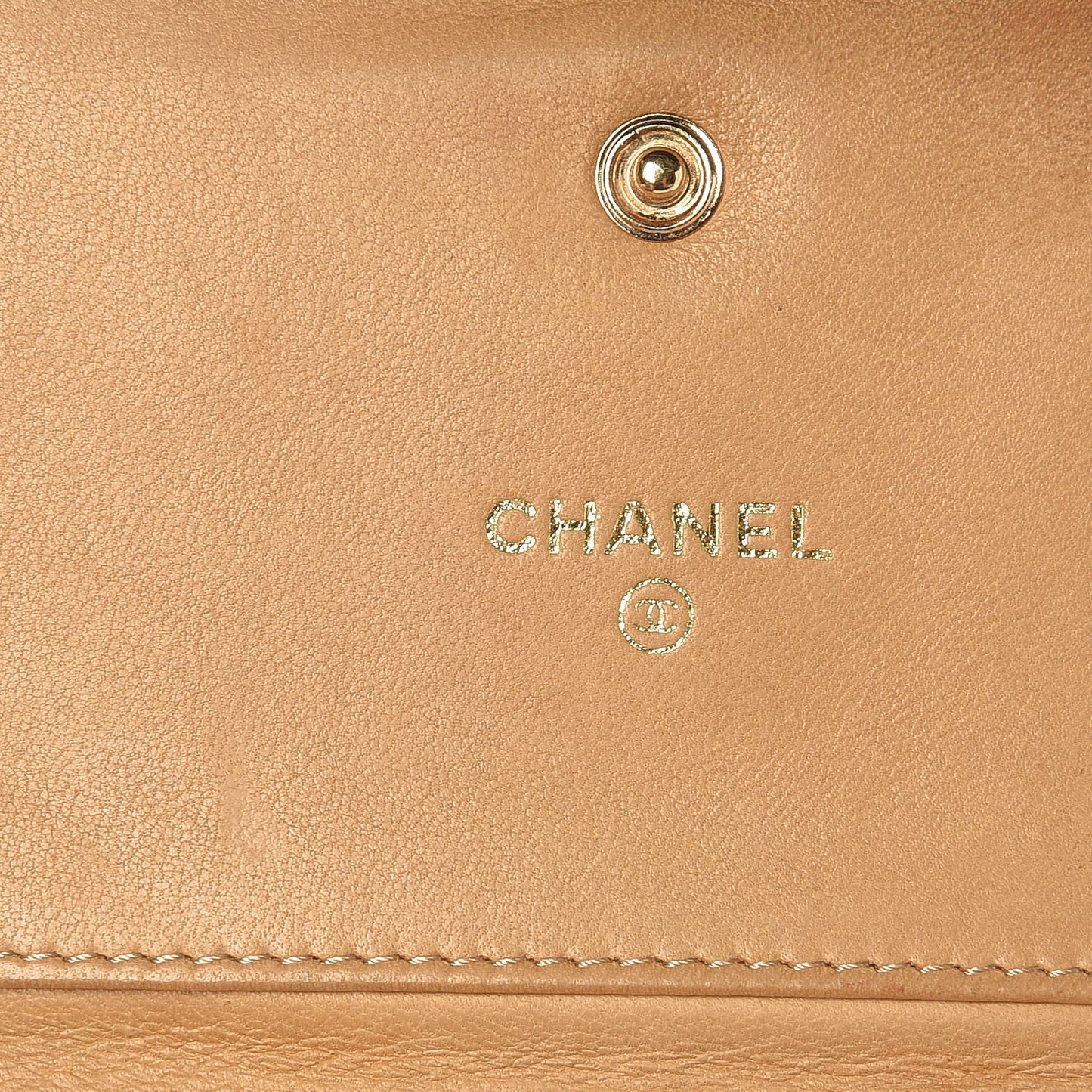 Caviar Timeless CC Wallet Beige