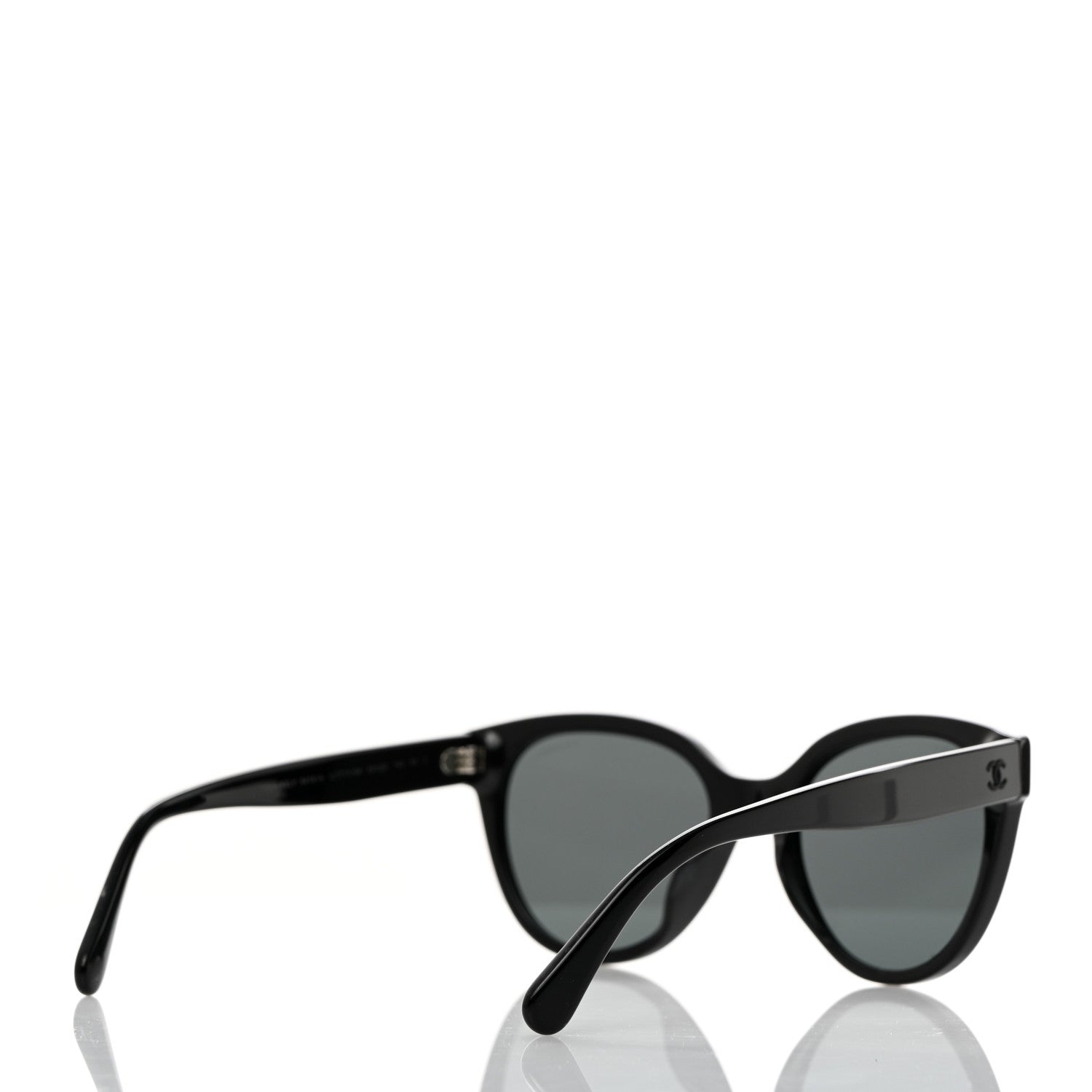 Chanel Acetate CC Butterfly Sunglasses 5414-A Black 4 of 8