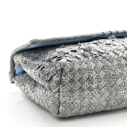 Bottega Veneta Tobu Ayers Intrecciato Small Olimpia Shoulder Bag Grey 10 of 13