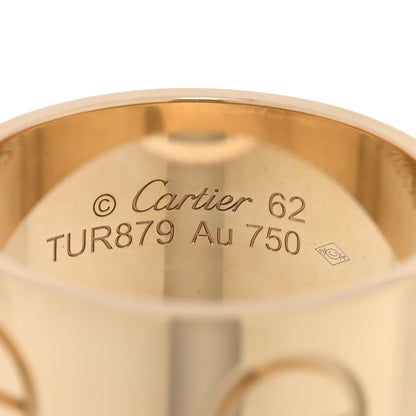 Cartier 18K Yellow Gold 11mm LOVE Ring 62 10 4 of 4