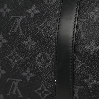 Louis Vuitton Monogram Eclipse Keepall Bandouliere 55 13 of 13