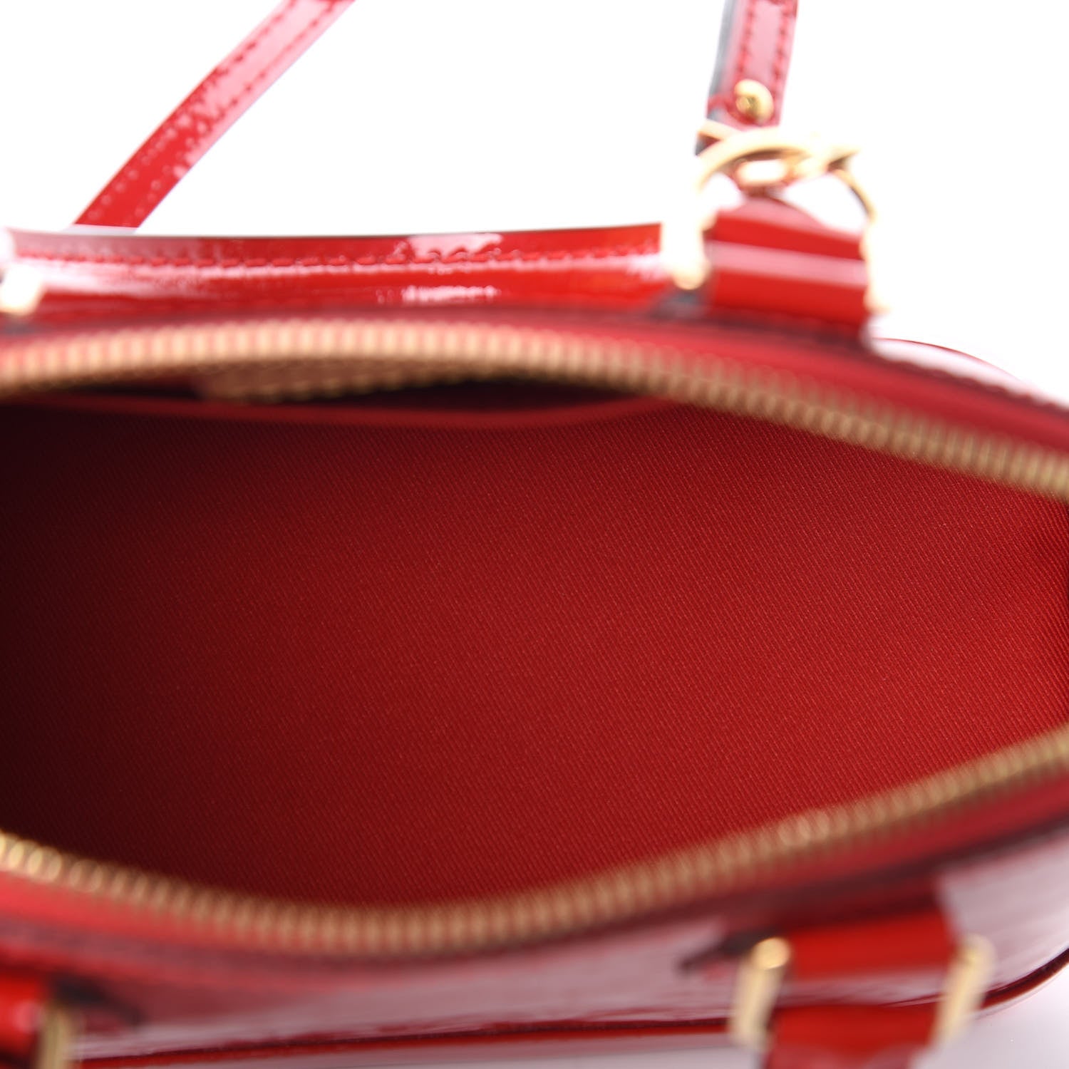 Louis Vuitton Vernis Alma BB Cherry 6 of 11
