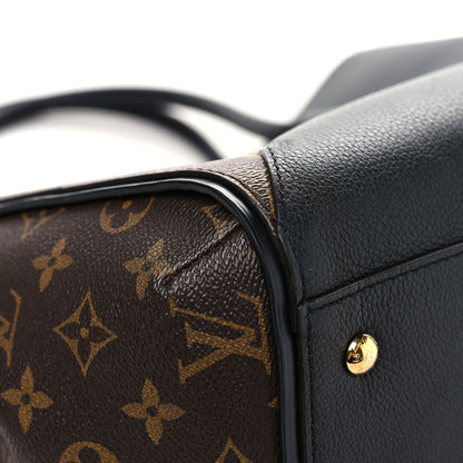 Louis Vuitton Calfskin Monogram Kimono Tote Black 9 of 12