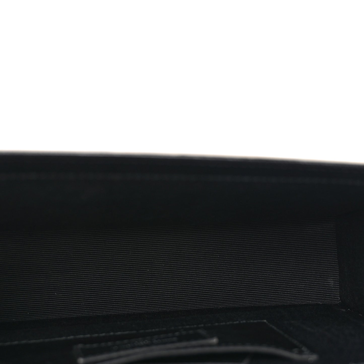 Grain De Poudre Medium Classic Monogram Kate Satchel Black White